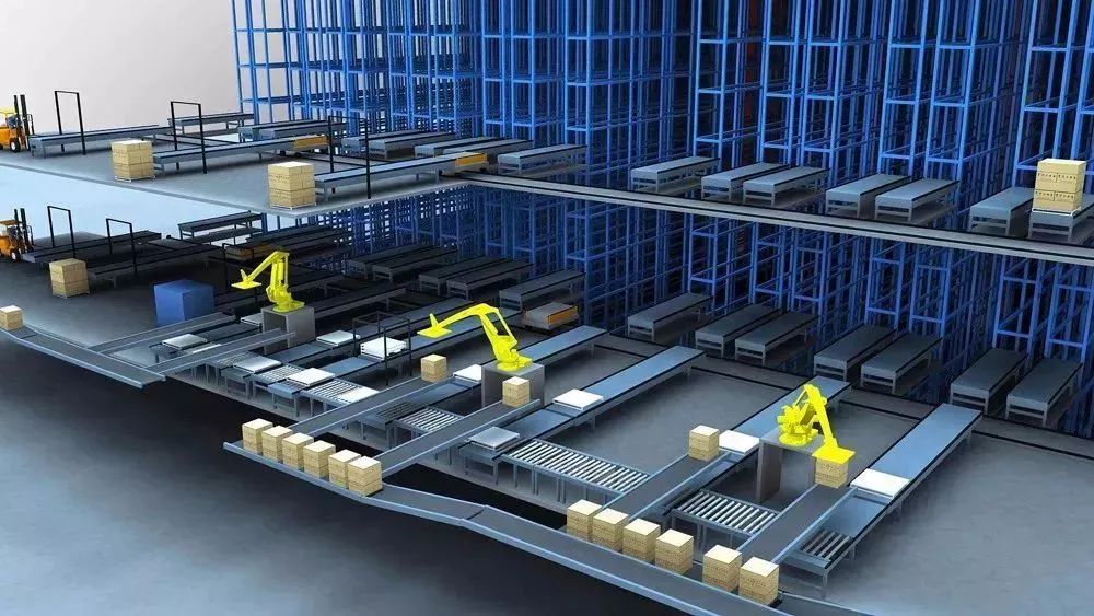 Fully automated three-dimensional warehouse